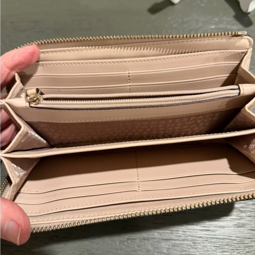 kate spade Blush Pink Bow Clutch/wallet - Picture 12 of 12